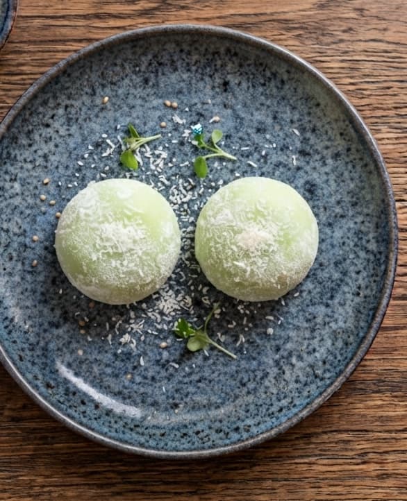Coconut Pandan Mochi