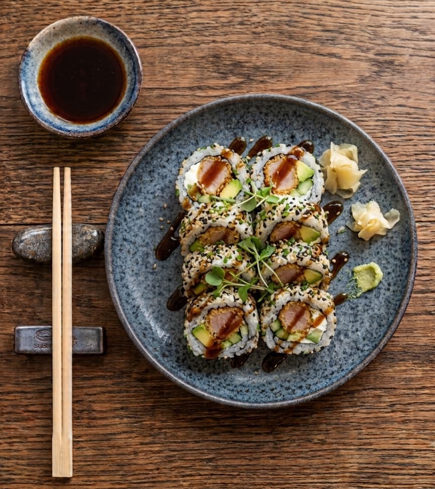 Crunchy Thunfisch Tempura Roll
