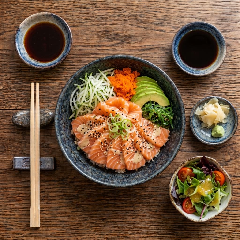 Lachs Sashimi Bowl