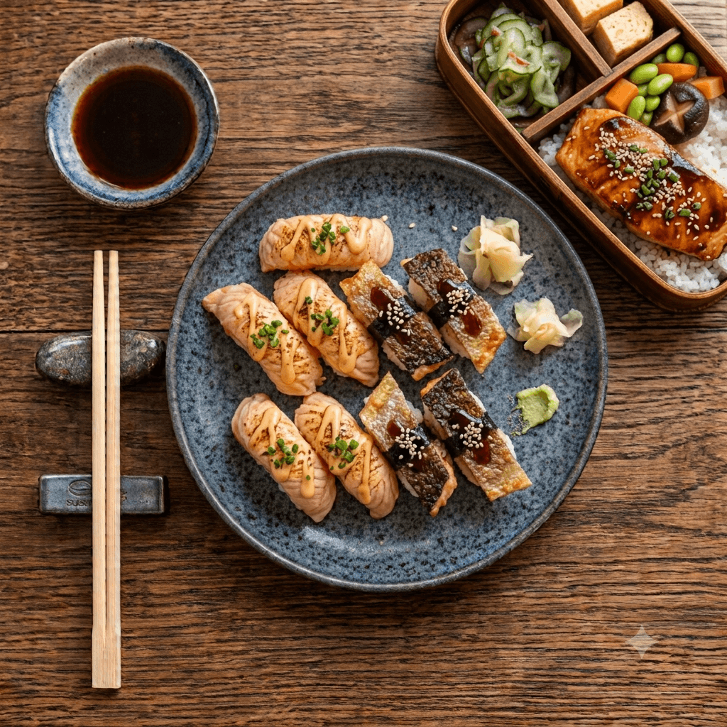Lachs Teriyaki N. Set