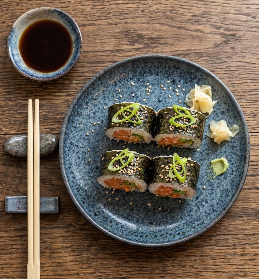 Negi Lachs Roll