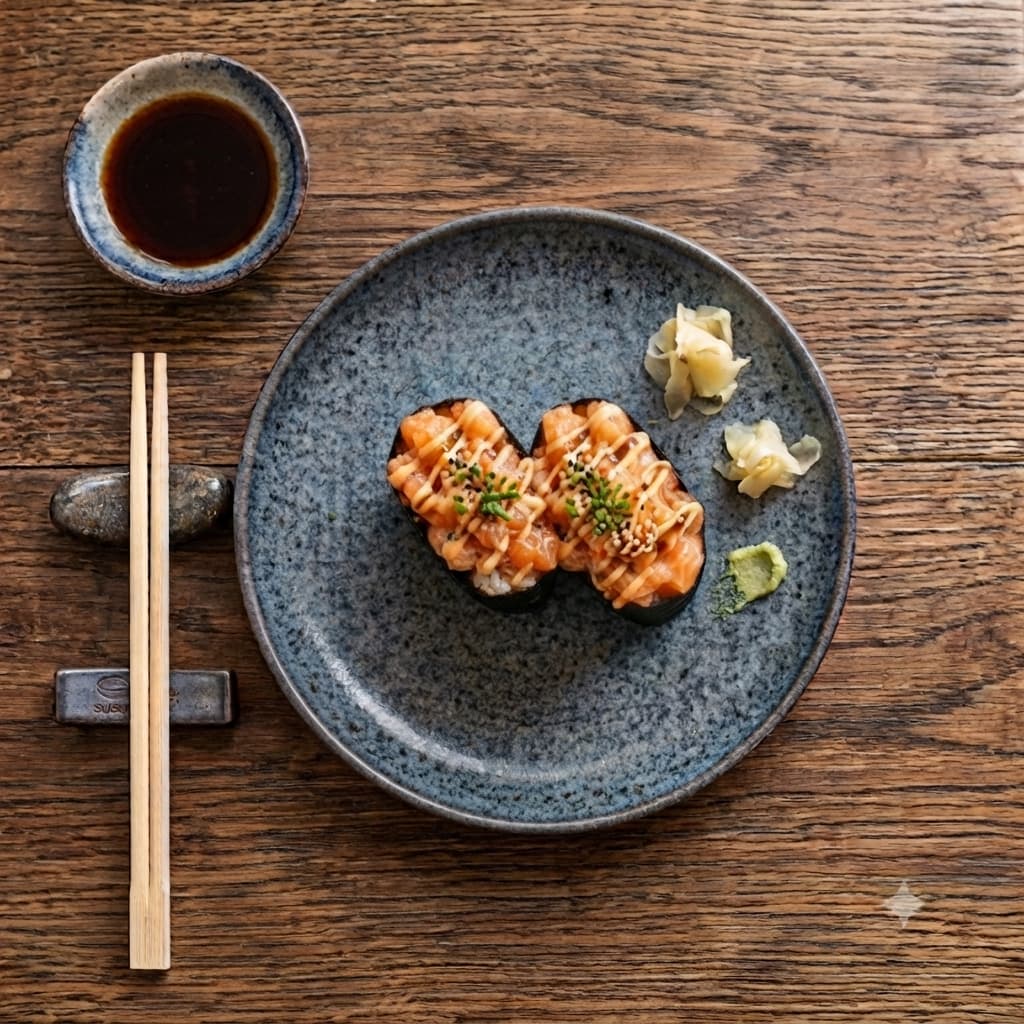 Spicy Salmon Gunkan