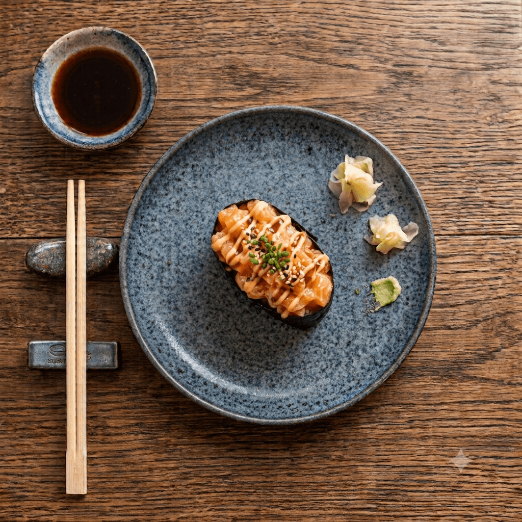 Spicy Salmon Gunkan